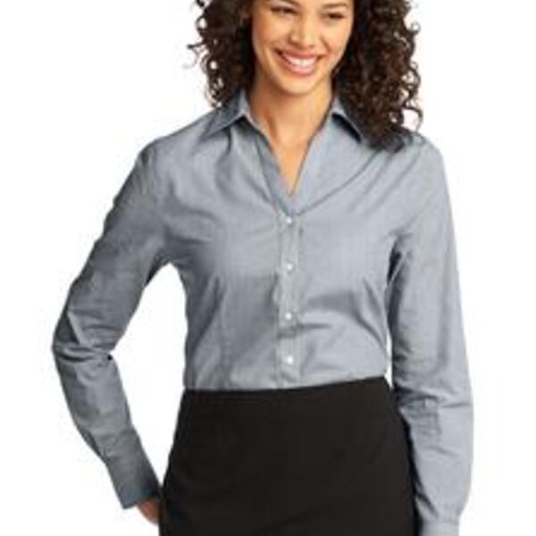 Port Authority® - Ladies Crosshatch Easy Care Shirt. L640  Thumbnail