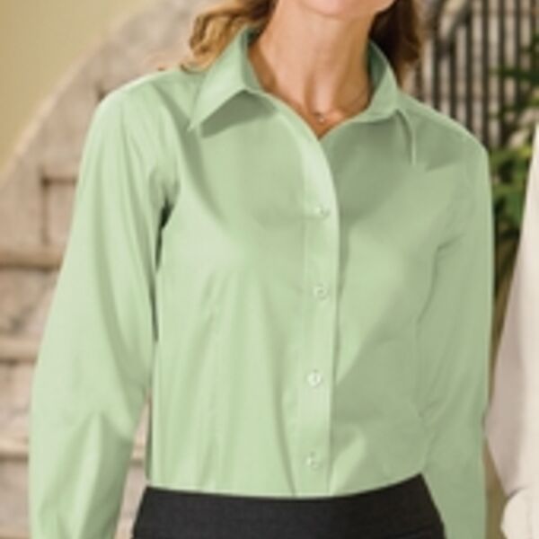 Port Authority® - Ladies Long Sleeve Non-Iron Twill Shirt. L638  Thumbnail