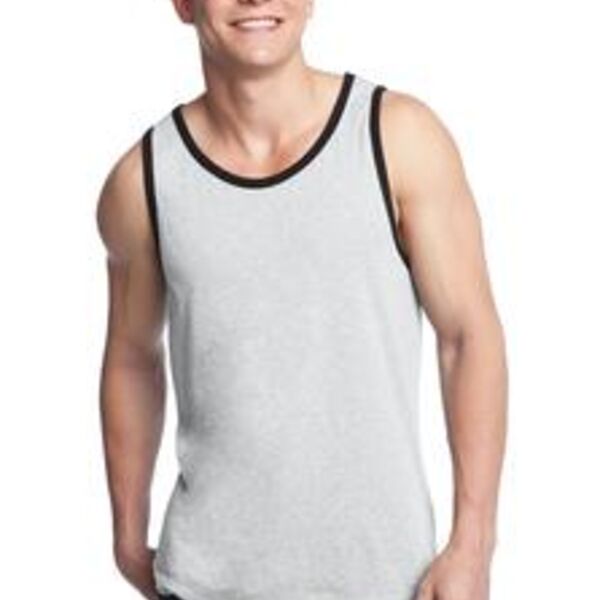 District® - Young Mens Cotton Ringer Tank DT1500  Thumbnail